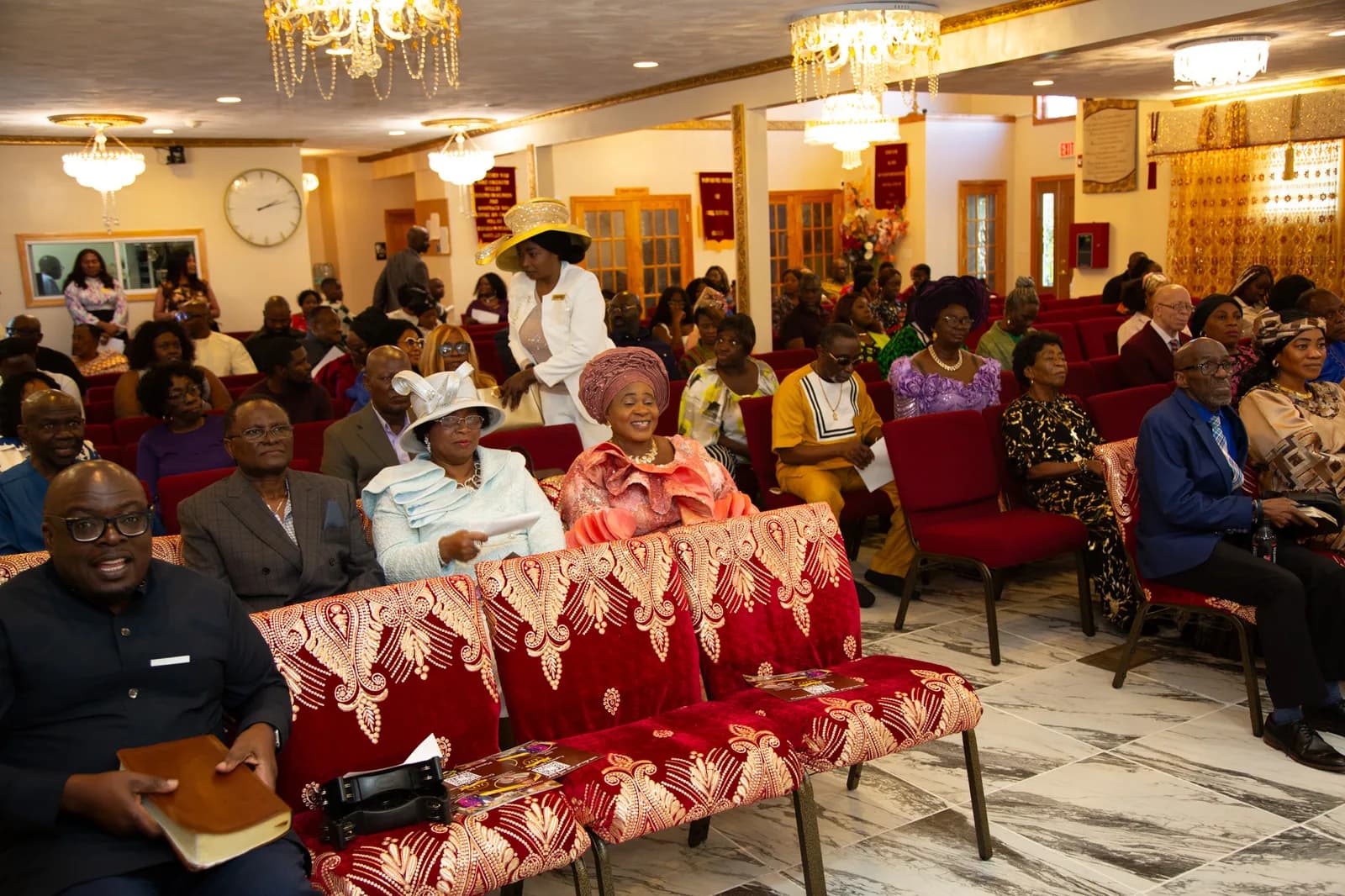 Cross of Light Ministries congregation in worship